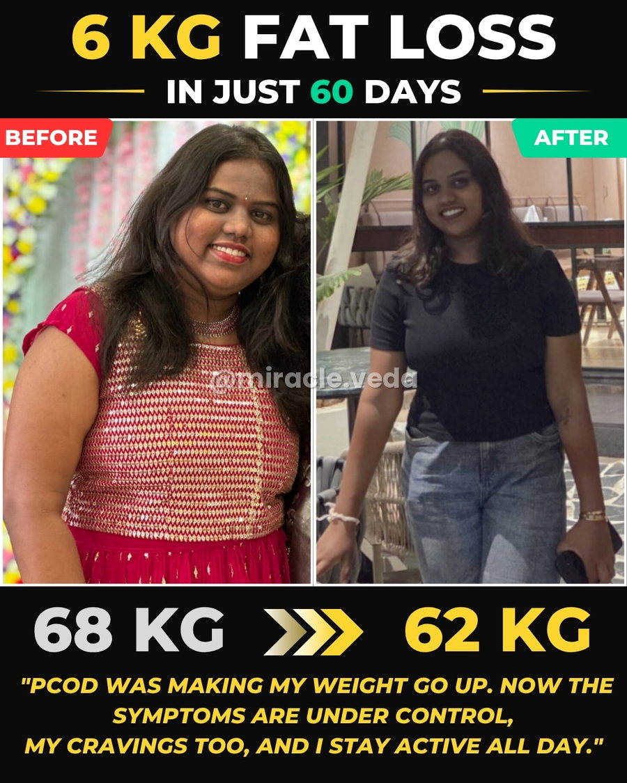 Vardhini transformation — Miracle Veda client